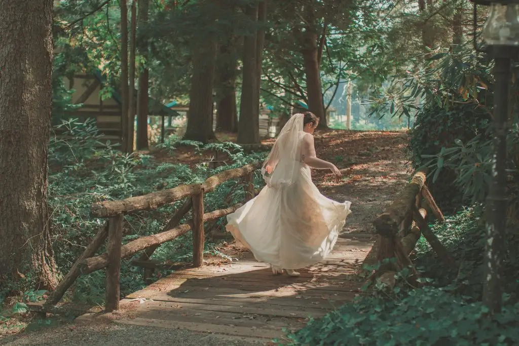 custom wedding gown