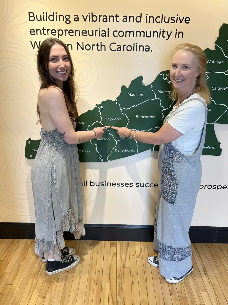Gracie and Lauri, business owners